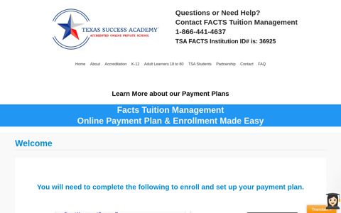Facts Tuition Management - Accredited Online High School ...