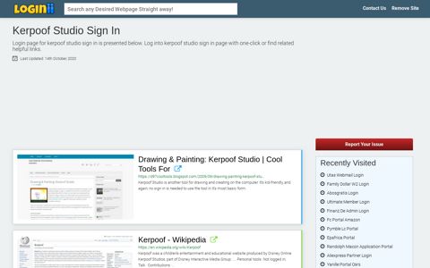 Kerpoof Studio Sign In - Loginii.com