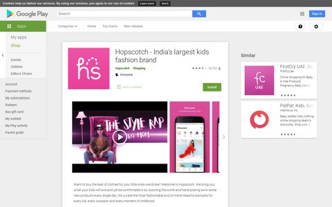 Hopscotch - India's largest kids fashion brand – Apps on ...