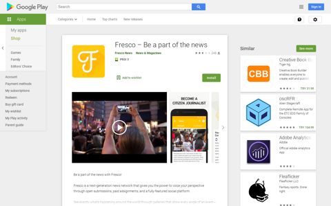 Fresco – Be a part of the news – Apps on Google Play