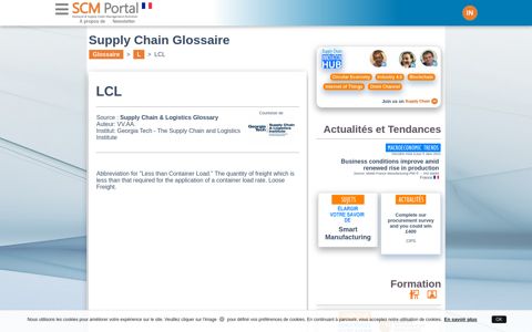 LCL - SCM Portal - Demand & Supply Chain Glossary -