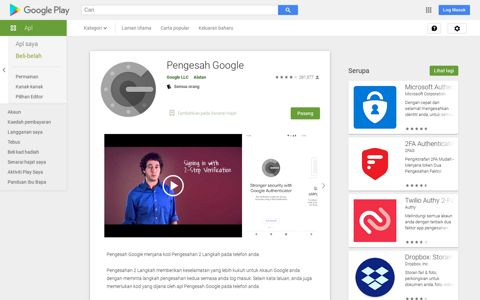 Pengesah Google - Apl di Google Play