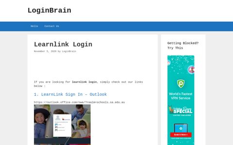 Learnlink - Learnlink Sign In - Outlook - LoginBrain