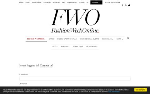 Login | Fashion Week Online®