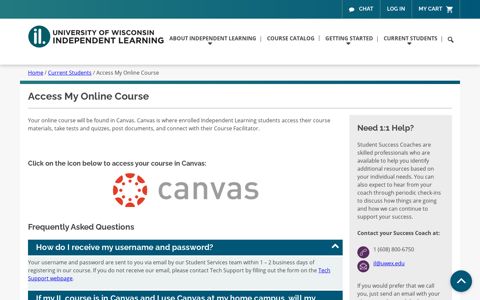 Access My Online Course | Independent Learning