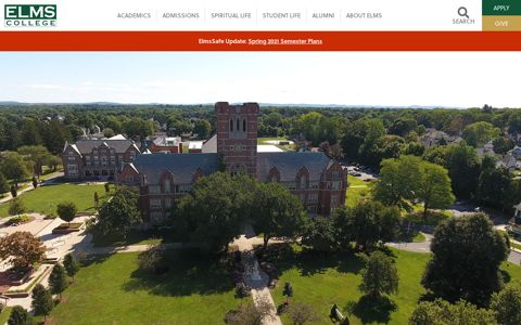 Elms College: Home