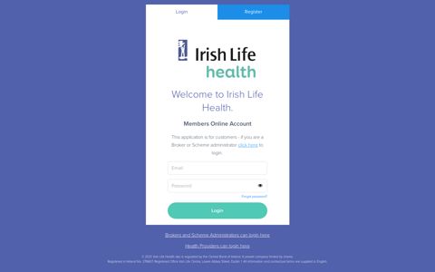 Login - Irish Life Health