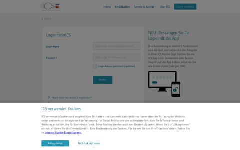 login | International Card Services - ICS