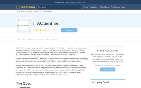 Is ITAC Sentinel Legit? | 2020 Pros & Cons - Best Company