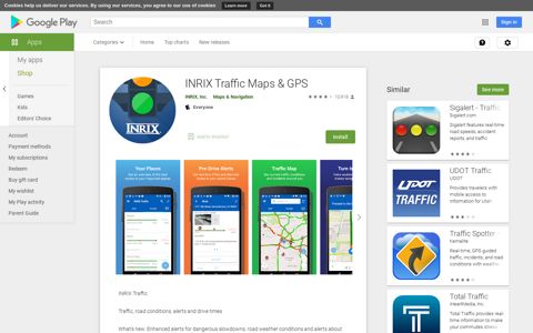 INRIX Traffic Maps & GPS - Apps on Google Play