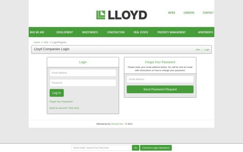 Lloyd Companies Login - Lloyd Companies