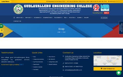 Ecap - Gudlavalleru Engineering College | An Autonomous ...