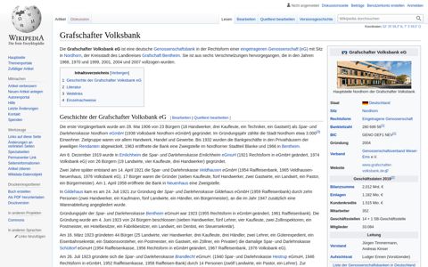 Grafschafter Volksbank – Wikipedia