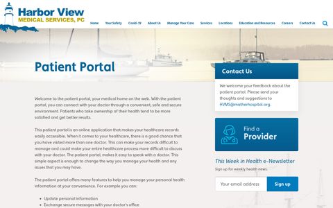 Patient Portal | Harbor View Medical Services, PC