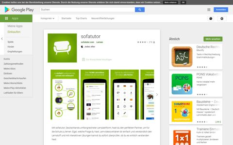 sofatutor – Apps bei Google Play