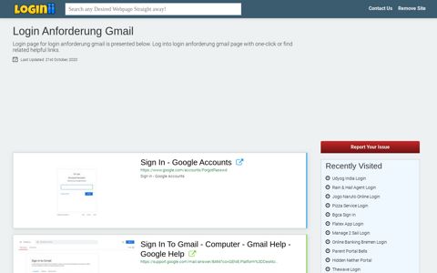 Login Anforderung Gmail - Loginii.com