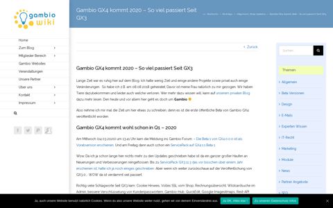 Gambio GX4 kommt 2020 - So viel passiert Seit GX3 - Gambio ...
