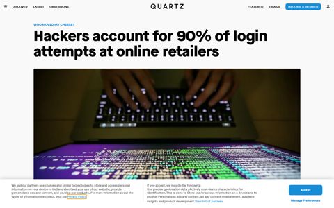 Hackers account for 90% of login attempts at online retailers ...