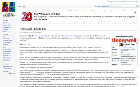 Honeywell Intelligrated - Wikipedia