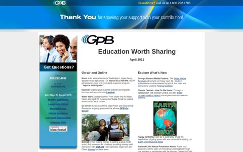 GPB Education Newsletter April 2011 - Georgia Public ...