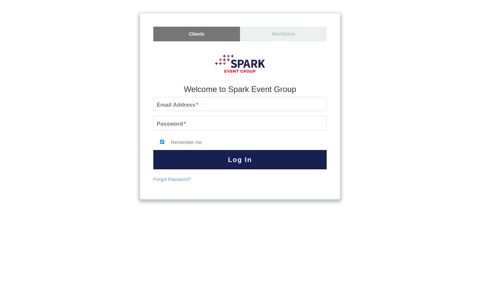 Event Workforce Group | Login - Spark Event Group