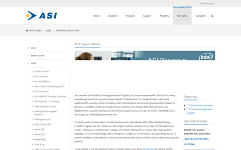 ASI Program Advisor - ASI Partner