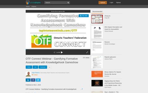 OTF Connect Webinar - Gamifying Formative Assessment with ...