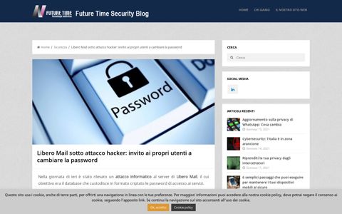 Libero Mail sotto attacco hacker: invito ai propri utenti a ...