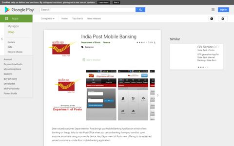 India Post Mobile Banking - Apps on Google Play