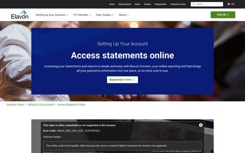 Access Statement Online – Setting Up Your ... - Elavon UK