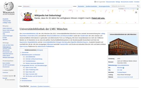 Universitätsbibliothek der LMU München – Wikipedia
