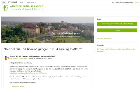 Virtueller Campus Hochschule Weihenstephan-Triesdorf