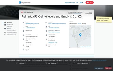 Reinartz (R) Kleinteileversand GmbH & Co. KG | Implisense