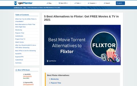 5 Best Alternatives to Flixtor: Get FREE Movies & TV in 2020