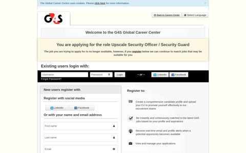 the G4S Global Career Center - Welcome to the G4S Career ...