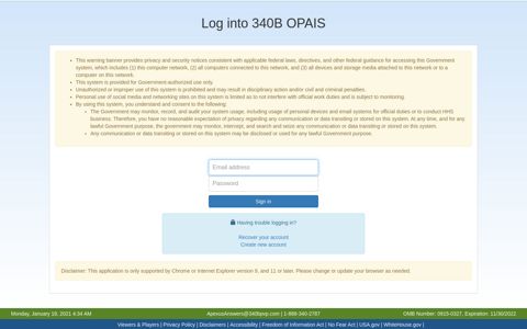 Log into 340B OPAIS - HRSA