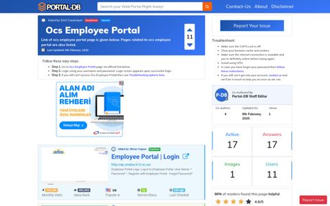 Ocs Employee Portal
