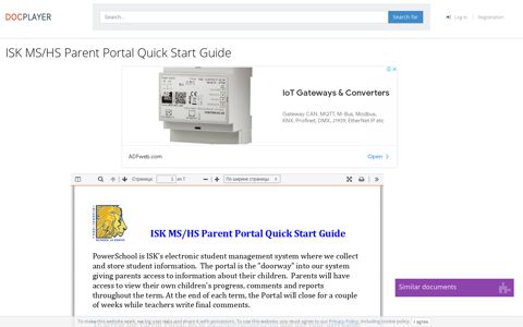 ISK MS/HS Parent Portal Quick Start Guide - PDF Free ...