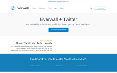 Everwall — Get the Industry leading Twitterwall