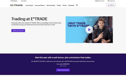 E*TRADE Online Trading | Trading Tools & Knowledge - Etrade