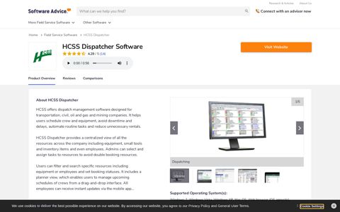 HCSS Dispatcher Software - 2020 Reviews, Pricing & Demo