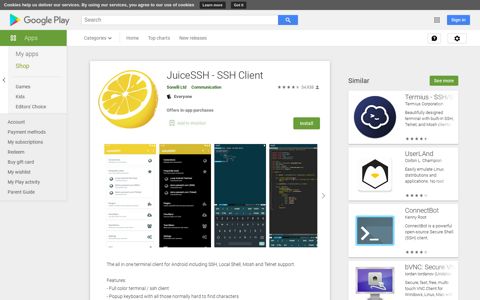 JuiceSSH - SSH Client - Apps on Google Play