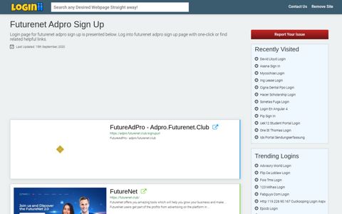 Futurenet Adpro Sign Up - Loginii.com