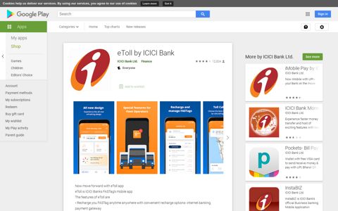 eToll by ICICI Bank – Apps on Google Play