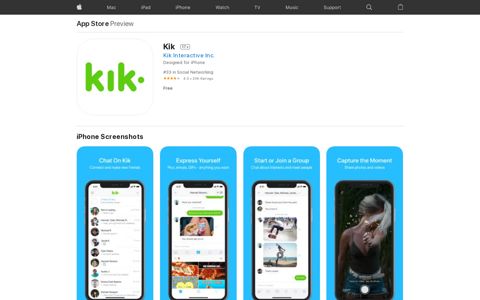 ‎Kik on the App Store