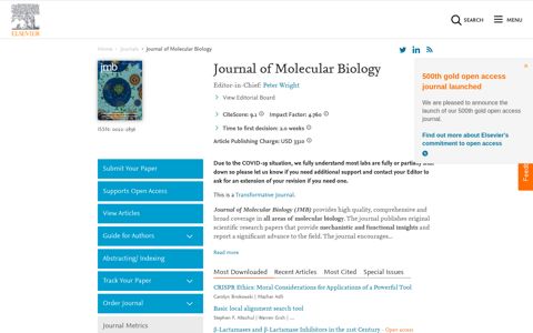 Journal of Molecular Biology - Elsevier