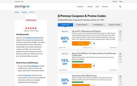 40% Off JCPenney Coupons, Promo Codes & Deals 2020 ...