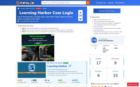 Learning Harbor Com Login - Portal-DB.live