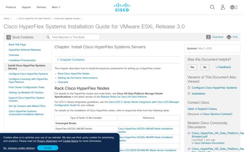 Install Cisco HyperFlex Systems Servers