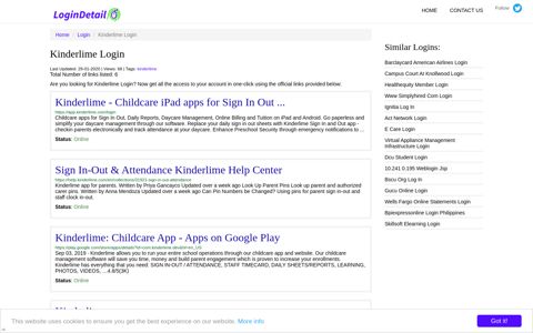 Kinderlime Login Kinderlime - Childcare iPad apps for Sign In ...